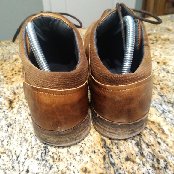 Bullboxer Davide Brown Leather Lace Up Casual Oxfords Dress Shoes Men's Sz 8 - Picture 9 of 12